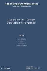 Superplasticity –Current Status and Future Potential: Volume 601 (MRS Proceedings) cover image