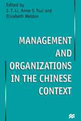 Management and Organizations in the Chinese Context cover image