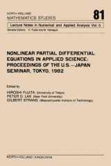Nonlinear Partial Differential Equations in Applied Science cover image