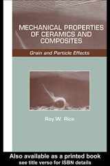 Mechanical Properties of Ceramics and Composites Grain And Particle Effects cover image