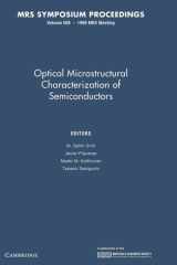Optical Microstructural Characterization of Semiconductors: Volume 588 (MRS Proceedings) cover image