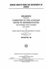Seeking Results from the Department of Justice Congressional Hearing cover image