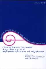 Interactions Between Ring Theory and Representations of Algebras cover image