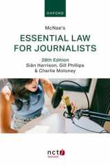 McNae's Essential Law for Journalists cover image