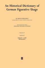 An Historical Dictionary of German Figurative Usage, Fascicle 60: Supplement cover image