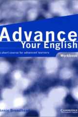 Advance your English Workbook A Short Course for Advanced Learners cover image