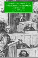 Testimony and Advocacy in Victorian Law, Literature, and Theology cover image