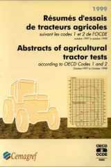 Abstracts of Agricultural Tractor Tests according to OECD codes 1 and 2, volume 2 2000 Edition cover image