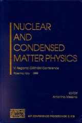 Nuclear and Condensed Matter Physics VI Regional CRRNSM Conference Palermo, Italy 14-15 October 19990 cover image