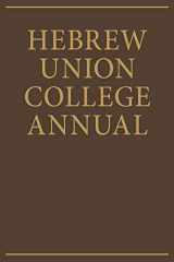 Hebrew Union College Annual Volume 70-71 cover image