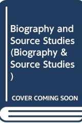 Biography and Source Studies cover image