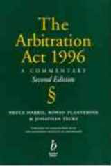The Arbitration Act 1996: A Commentary Second Edition cover image
