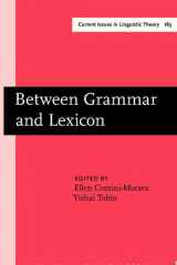 Between Grammar and Lexicon cover image