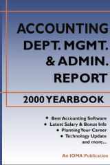 Accounting Department Management and Administration Report, 2000 Yearbook cover image