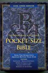 King James Version Pocket Size Bible Bonded Leather Black cover image
