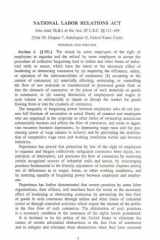 National Labor Relations Act Title 29, Chapter 7, Subchapter II, United States Code cover image