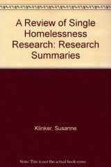 A review of single homelessness research: Research summaries cover image