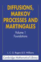 Diffusions, Markov Processes, and Martingales: Volume 1, Foundations cover image
