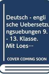 Deutsch - englische Übersetzungsübungen 9. - 13. Klasse cover image