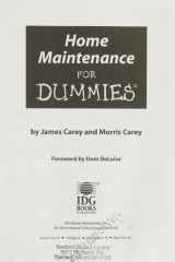 Home Maintenance for Dummies? cover image