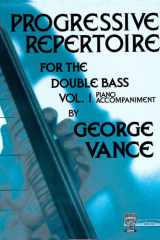 O5426 - Progressive Repertoire for the Double Bass: Piano Accompaniment, Vol. 1 cover image
