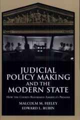 Judicial Policy Making and the Modern State How the Courts Reformed America's Prisons cover image