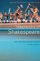 Adaptations of Shakespeare: An Anthology of Plays from the 17th Century to the Present cover image