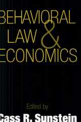 Behavioral Law and Economics cover image