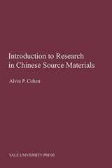 Introduction to Research in Chinese Sour cover image