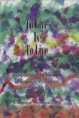 To Give Is To Live cover image