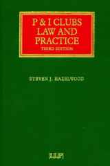 P&I Clubs: The Law and Practice cover image