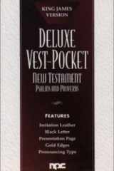 Deluxe Vest Pocket New Testament with Psalms and Proverbs-KJV cover image
