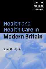 Health and Health Care in Modern Britain cover image