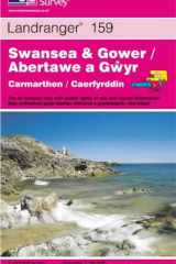 Landranger Map 0159 Swansea and Gower cover image