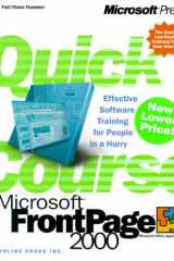 Quick Course in Microsoft FrontPage 2000 cover image