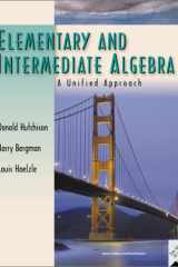 Elementary and Intermediate Algebra cover image