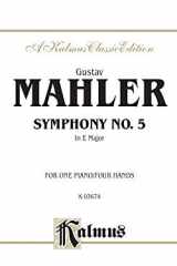 Symphony no. 5 in E major, for one piano, four hands cover image