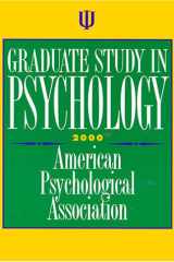 Graduate Study in Psychology cover image