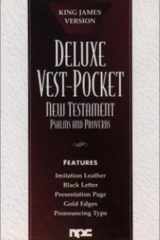 Deluxe Vest Pocket New Testament with Psalms and Proverbs-KJV cover image
