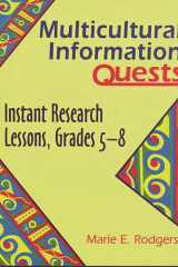 Multicultural Information Quests Instant Research Lessons, Grades 5-8 cover image