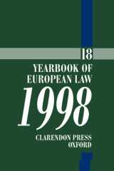 Yearbook of European Law 1998 cover image