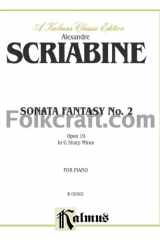 Sonata fantasy no. 2 opus 19, in G sharp minor, for piano cover image