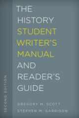 History Student Writers Manual cover image