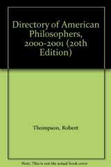 Directory of American Philosophers, 2000-2001 cover image