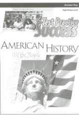 American History Test Practice Success Answer Key High School Level cover image