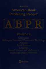 American Book Publishing Record Cumulative Volume 1 cover image