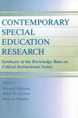 Contemporary Special Education Research cover image