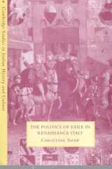 The Politics of Exile in Renaissance Italy cover image