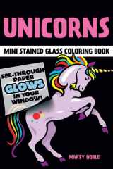 Unicorns Stained Glass Coloring Book cover image
