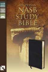 New American Standard Study Bible Black Leather cover image